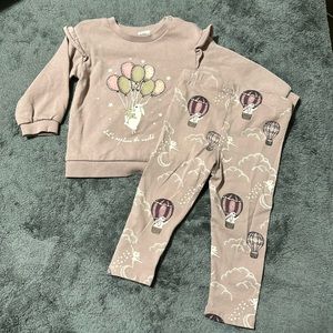 Girls toddler H&M outfit size 12 months